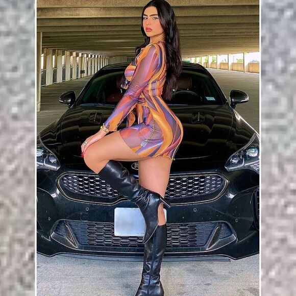 Fashion Nova All Talk Mesh Mini Dress - Picture 4 of 10